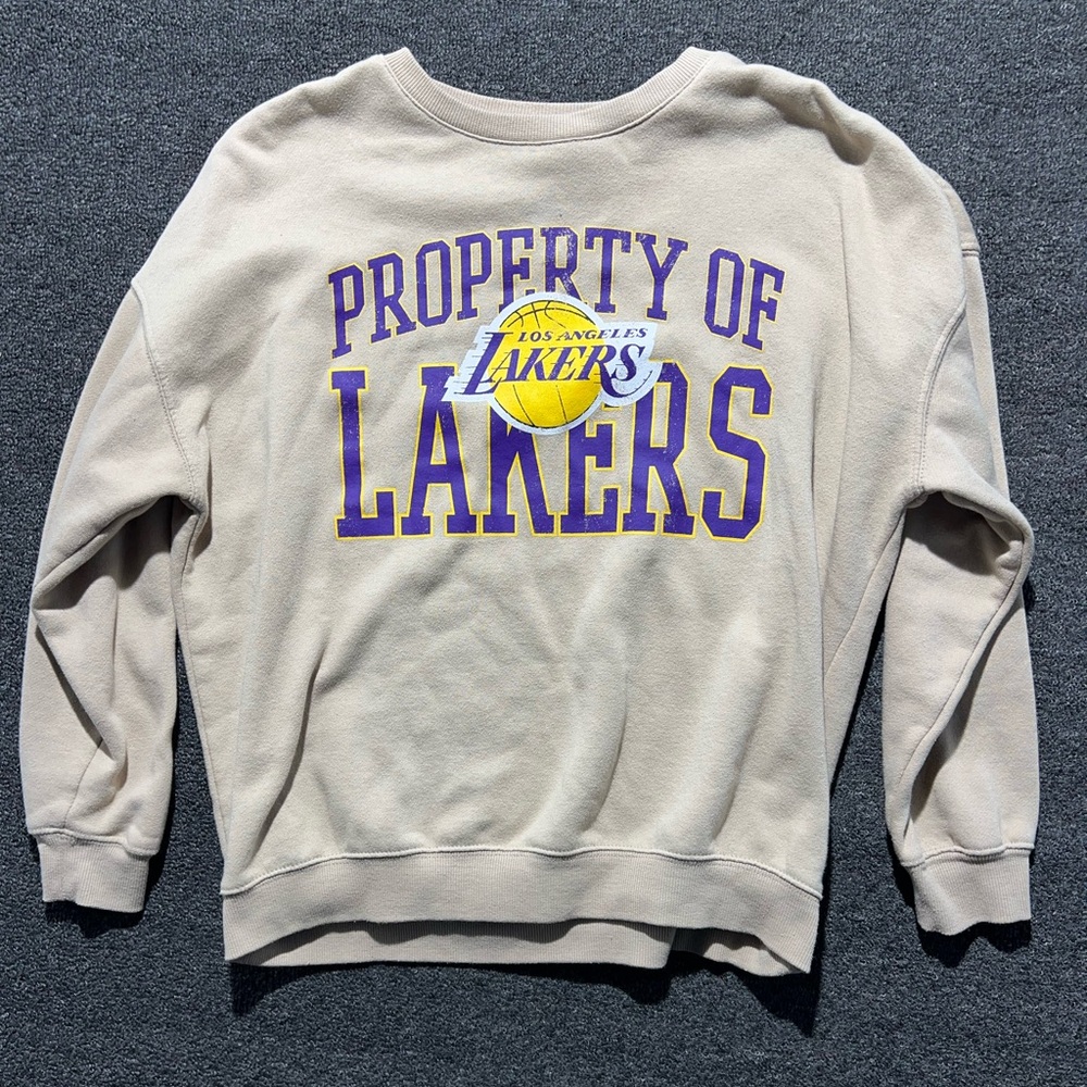 Los Angeles Lakers Beige Sweatshirt